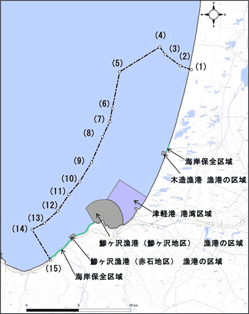 公募区域：青森県沖日本海(南側)
